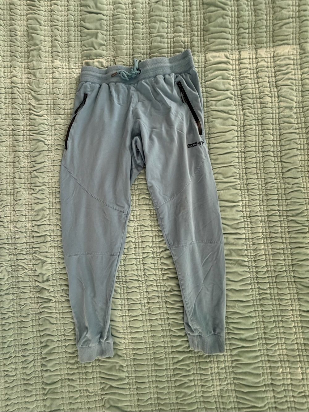 ECHT Men's Light Sky Blue Jogger Sweatpants-Large